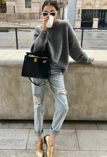 Cashmere Knitted Sweater