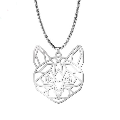 Minimalist Polar Bear Necklace with Hollow Pendant