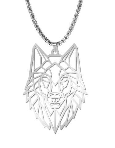 Minimalist Polar Bear Necklace with Hollow Pendant