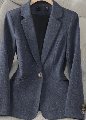 Modern Fit Tailored Blazer - Korean Style (One Piece)