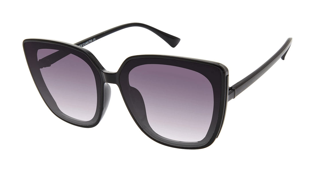 Vince Camuto VC964 Oversized 100% UV Protective Womens Cat Eye Sunglasses. Luxe Gifts for Her 53 mm Black