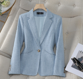 Modern Fit Tailored Blazer - Korean Style (One Piece)