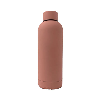 17oz Rubber Vacuum Insulated Stainless Steel Water Bottle